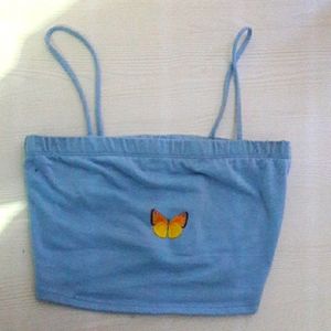 PacSun Butterfly Crop Top